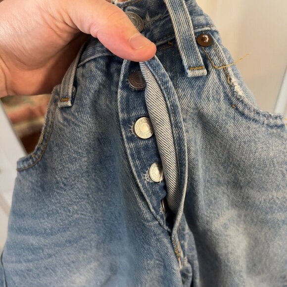 Levis White Oak Cone Denim Jeans Size 24/30 Color Blue - Picture 8 of 8